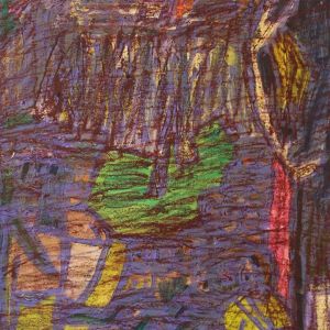 Sofia Ines Musumano Catturata e liberata acrilico e pastelli su tela cm40x55 gennaio 2018