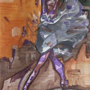 Sofia Ines Musumano Etoille acrilico su tela cm45x55 gennaio 2018